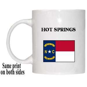   US State Flag   HOT SPRINGS, North Carolina (NC) Mug 
