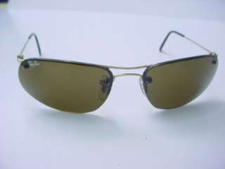 RAYBAN SUNGLASSES RB 3180 TOP RECTANGULAR GOLD 001/73  