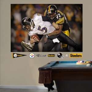 James Harrison Sack Pittsburgh Steelers Mural Fathead NIB