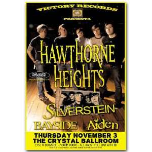  Hawthorne Heights Poster   D Concert Flyer