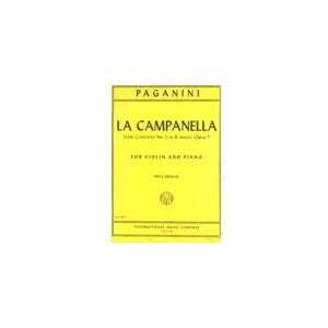  Paganini La Campanella From Concerto No. 2, Op. 7 
