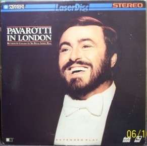 Pavarotti in London 82 LASERDISC LD Super Rare OOP  