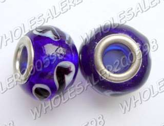 360p 72Styles Lampwork Glass Beads (5MM Hole) NO 08A1 2 3 4