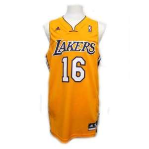  Adidas NBA Gasol Lakers Jersey  Team Colors Sports 