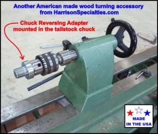 Chuck Reversing Adapter for wood turning lathe  
