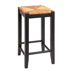  Contemporary Wood and Wicker Bar Stool