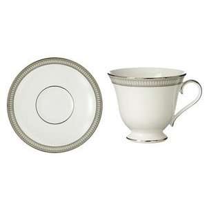  Waterford Carina Platinum Cup and Saucer 2 pc. Kitchen 