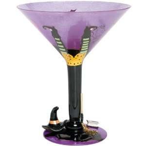   Holiday Glassware Martini   Giant Wicked Witch