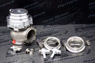 SILVER Tial 38 MVS 38mm Wastegate WITH VBAND FLANGES Water Cooled 