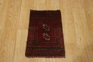 50 Years Old Antique Turkoman Persian Wool Handmade Oriental Area Rug 