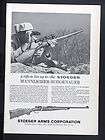 1963 MANNLICHER SCH​OENAUER Bolt Action Carbine Rifle magazine Ad 