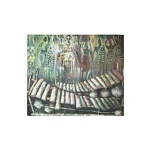  NOVICA Cubist Painting   Xylophone