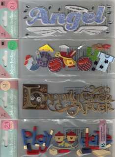   Jolees Boutique Assorted STICKERS 3D Choice SCRAPBOOKING Family NIP