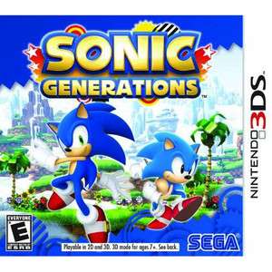 NEW Sonic Generations 61104 010086611045  