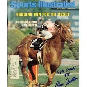 Steve Cauthen autographed Sports Illustrated Magazine (Horse Racing 