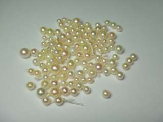   VINTAGE 1950S CULTURED PEARLS 3MM   6MM BEAUTIFUL   