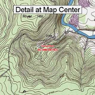  USGS Topographic Quadrangle Map   Sang Run, Maryland 