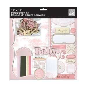  Me & My Big Ideas Baby Girl Page Kit, 12 Inch by 12 Inch 