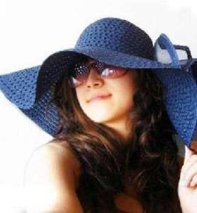 4Colors Korea Women wide Brim Floppy Fold Beach Hat  