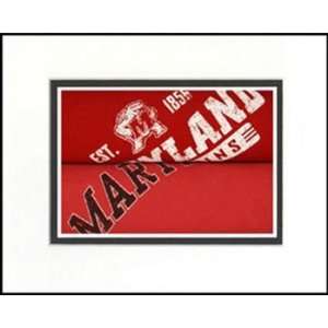  Maryland Terrapins Vintage Sports Art