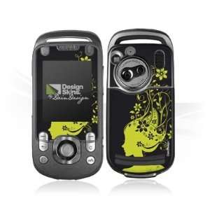  Design Skins for Sony Ericsson W550i   Grüne Blumen Design 