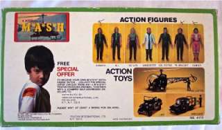 1982 MASH 4077 Action Figures All 9 +4 Jointed MINT on Cards UNPUNCHED 