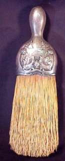 Antique Gorham Repousse Sterling Silver Wisk Brush  