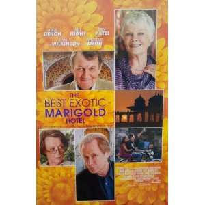  The Best Exotic Marigold Hotel Movie Poster Double Sided 