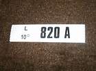 1970 FORD MUSTANG BOSS 429 ENGINE CODE DECAL 820A