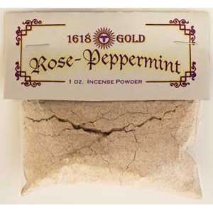    White Rose/ Peppermint Incense 1618 gold 1 lb
