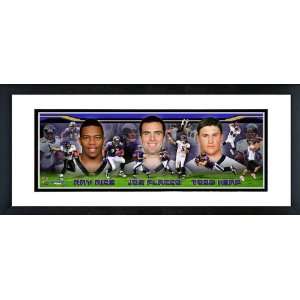  Baltimore Ravens Ray Rice, Joe Flacco, Todd Heap Collage 