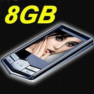 8GB Slim 1.8LCD /MP4 Radio FM Player Vedio+Gift  