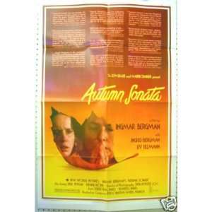  Movie Poster Autumn Sonata Ingrid Bergman NSS 780180 F47 