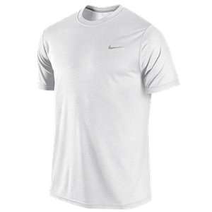  Nike White Foundation Short Sleeve Dri Fit Shirt Sports 