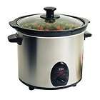 Maxi Matic MST 450X Elite Gourmet 3 1/2 Quart Slow Cooker, Stainless