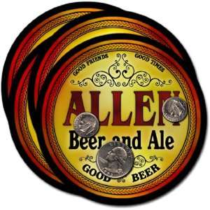  Allen, TX Beer & Ale Coasters   4pk 