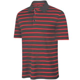 Adidas 2011 Climacool Textured Stripe Polo Golf Shirt  
