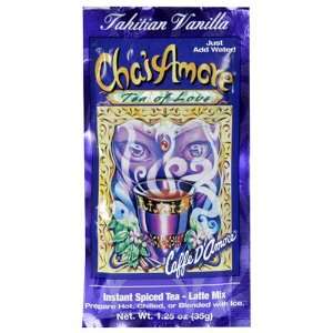 Chai Amore Tahitian Vanilla Tea Latte, 1.25 Ounce Packets (Pack of 25 