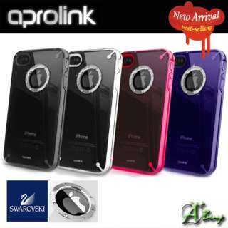Popular* Aprolink SWAROVSKI Crystal iPhone 4 4S case +Photo Frame 