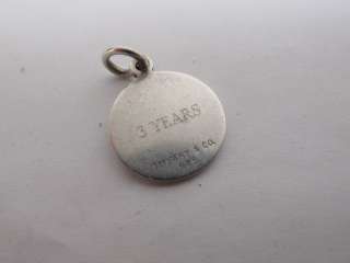 Tiffany & Co Sterling Silver 925 Pendant Charm 2.64dwt  