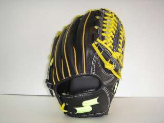 2010 SSK Wingfield 12 Baseball Glove Black Yellow RHT  