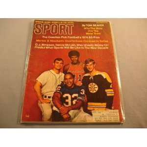  SPORT (vintage magazine) OJ Simpson Bobby Orr cover 