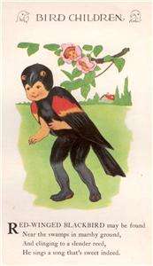 Elizabeth Gordons Bird Children   RED WINGED BLACKBIRD  