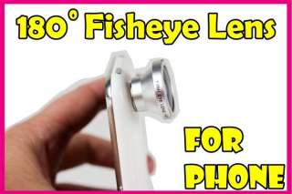 180° Fisheye Lens for Apple iPhone 4 iPod Nano 4G  
