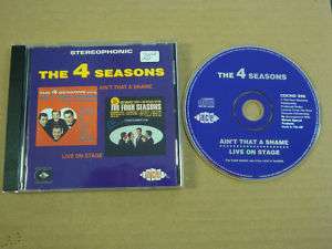 THE 4 SEASONS AINT THAT A SHAME LIVE ON STAGE CD NM 029667159623 