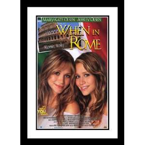 When In Rome 20x26 Framed and Double Matted Movie Poster   Style A 
