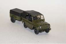 RUSSIAN OFF ROAD MILITARY 4x4 UAZ 469 WITH TRAILER 1/43  
