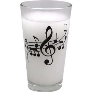  Clef and Notes Pint Glass Musical Instruments