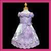 10UA1 purple Flower Girl Dress/Pageant Wedding Dress 3 4y  