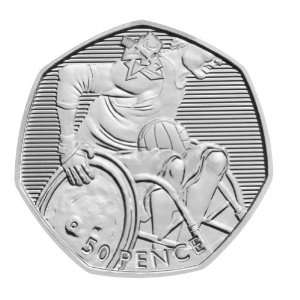  2012 Olympics Wheelchair Rugby Coin 